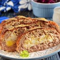 Рулет мясной с яйцом