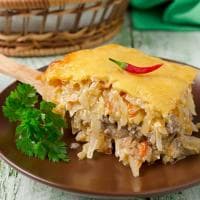 Запеканка капустная с фаршем