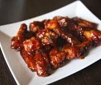 Крылышки куриные в соусе барбекю