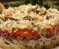 Салат "Грибная сказка"
