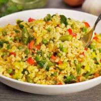 Булгур с овощами